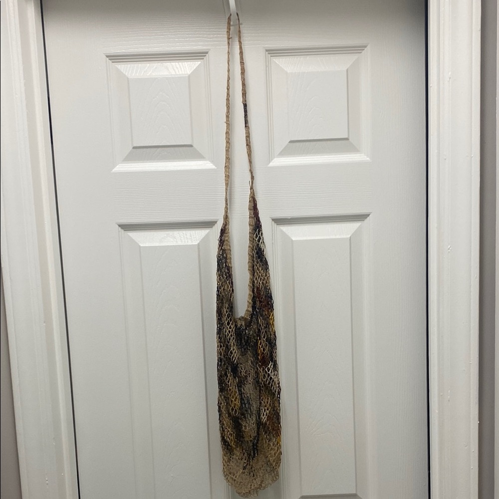 Boho Knit Shoulder Bag